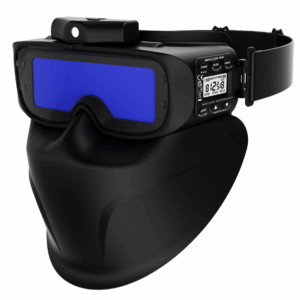 Automaatselt tumenevad keevitusprillid näokaitsega