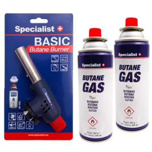 Gaasipõleti Specialist + 2x227g 1300°C butaangaasi
