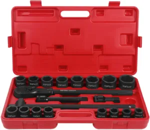 Löökpadrunite ja tarvikute komplekt 3/4" | 21 osa (19–50 mm)